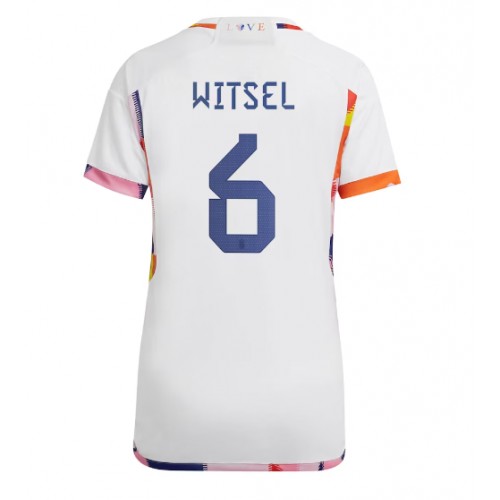 Belgien Axel Witsel #6 Bortatröja Kvinnor VM 2022 Kortärmad